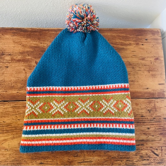 NWT Burton x Fat Tire Colorful Toboggan Beanie Unisex - Picture 3 of 3